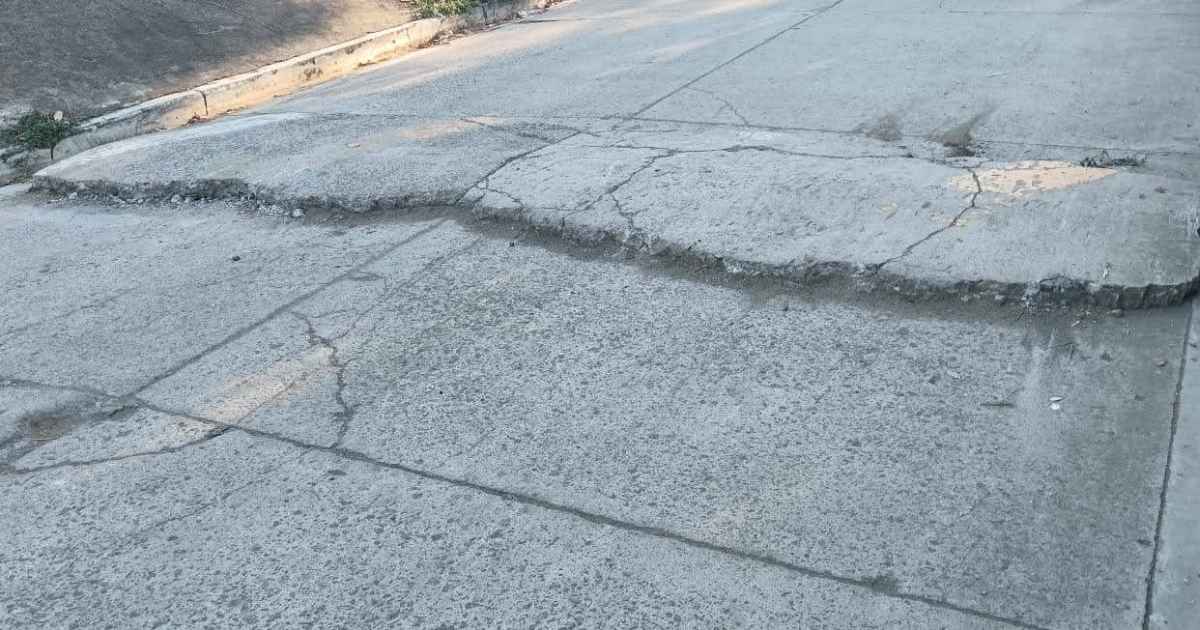 Foto en la que se muestra el deterioro de un túmulo