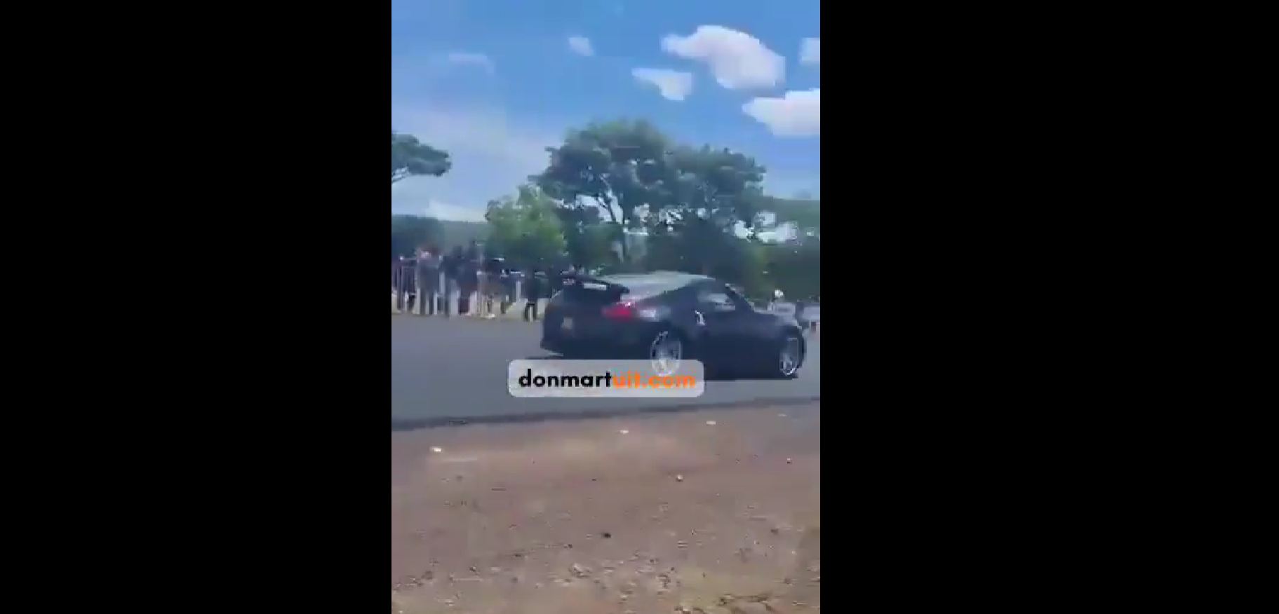 Accidente de tránsito en evento de autos en San Miguel