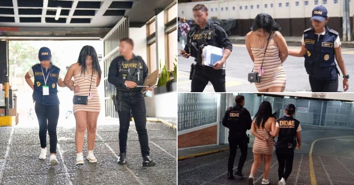 Guatemala - Capturan a mujer acusada de extorsión cuando realizaba visita intima.