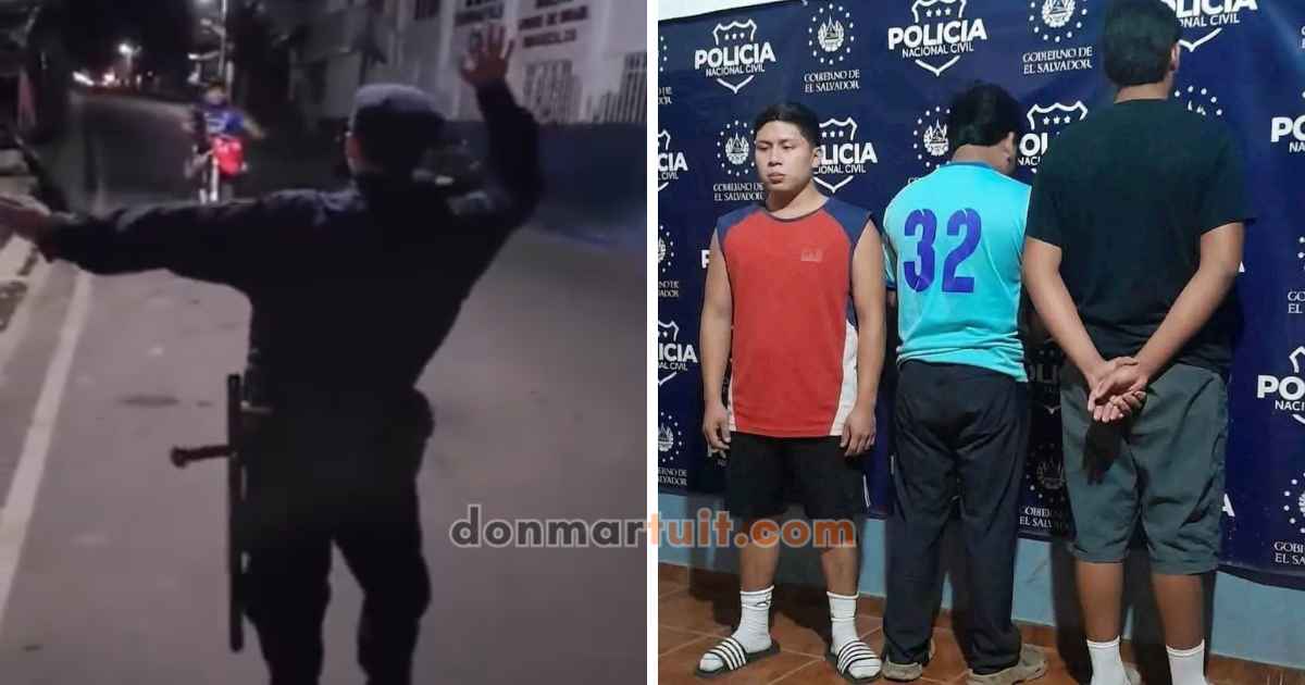 Montaron un retén en un video haciéndose los graciosos y terminaron presos